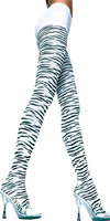 Zebra Print Tights