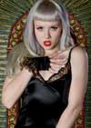 Leopard Ruffled Wrist Girls Gloves by Lip Service - SALE