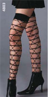 Lycra Geometric New Thigh Hi