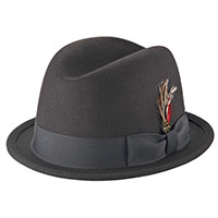 Rude Boy Hat in BLACK by New York Hat Co.