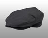 Canvas Ivy Hat (Scally Cap) In BLACK by New York Hat Co.