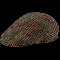 Woolrich Plaid Pub Hat (85% Wool) by New York Hat Co.