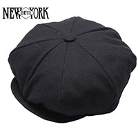 Wool Flannel Newsboy Hat by New York Hat Co.