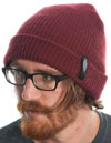 Dickies- 2 In 1 Slouch Knit in BURGUNDY by Dickies