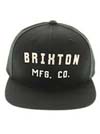 Arden Snap Back Hat by Brixton- BLACK