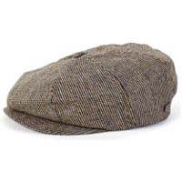 Brood Hat by Brixton- Grey/Gold Tweed