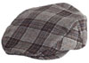 Barrel Driver Hat by Brixton- Grey/Brown Plaid