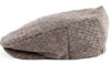 Barrel Driver Hat by Brixton- Tan/Brown Herringbone