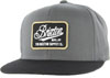 Boulder Snap Back Hat by Brixton- CHARCOAL/BLACK