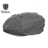 Brood Hat by Brixton- Grey/Black Herringbone