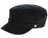 Busker Hat by Brixton- Black Herringbone Twill