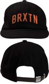 Hamilton Snap Back Hat by Brixton- BLACK (Wool)