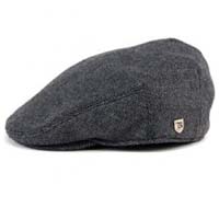 Hooligan Hat by Brixton- Grey/Black Herringbone