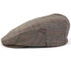 Hooligan Hat by Brixton- Olive/Burgundy Plaid