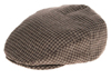 Hooligan Hat by Brixton- Taupe/Brown Houndstooth