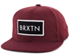 Rift Snap Back Hat by Brixton- MAROON