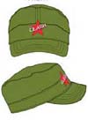 Clash- Star Logo on an army green cadet hat
