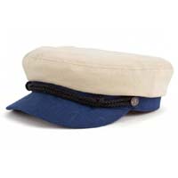 Fiddler Hat by Brixton- Cream/Navy