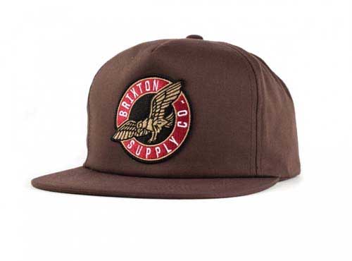 Gaff Snap Back Hat by Brixton- Brown