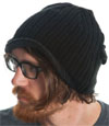 Dickies- Black Side Pocket Billed Knit with Fleece 