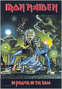 Iron Maiden- No Prayer On The Road Textile Poster