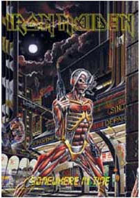 Iron Maiden- Somewhere In Time Textile Poster