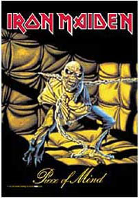 Iron Maiden- Piece Of Mind Textile Poster