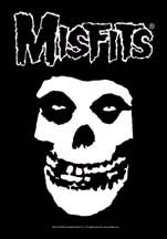 Misfits- Crimson Ghost Skull Flag/Textile Poster