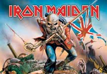 Iron Maiden- The Trooper Flag/Textile Poster
