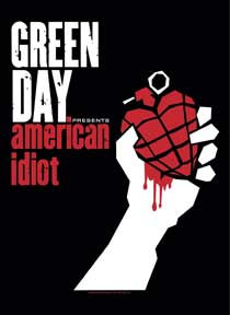 Green Day- American Idiot Textile Poster