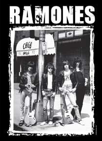 Ramones- CBGB Pic Flag/Textile Poster