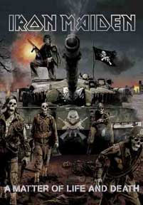 Iron Maiden- A Matter Of Life And Death (Skeletons & Tank) Textile Poster