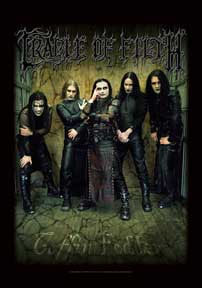Cradle Of Filth- Merged Textile Poster