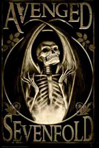 Avenged Sevenfold- Scorched Textile Poster