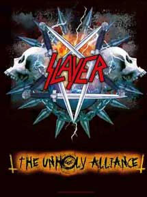 Slayer- The Unholy Alliance Flag/Textile Poster