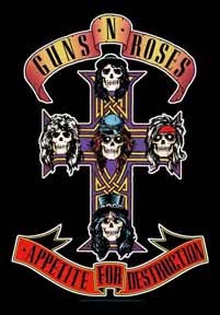 Guns N Roses- Appetite For Destruction Flag/Textile Poster