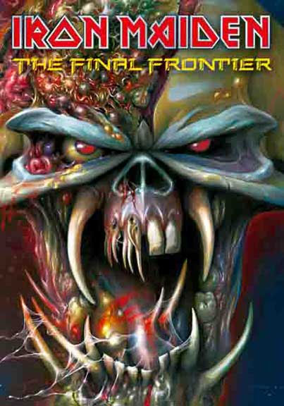 Iron Maiden- The Final Frontier (Head) Flag/Textile Poster