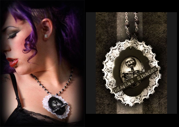 Heavens Sinners Lace Cameo by Se7en Deadly