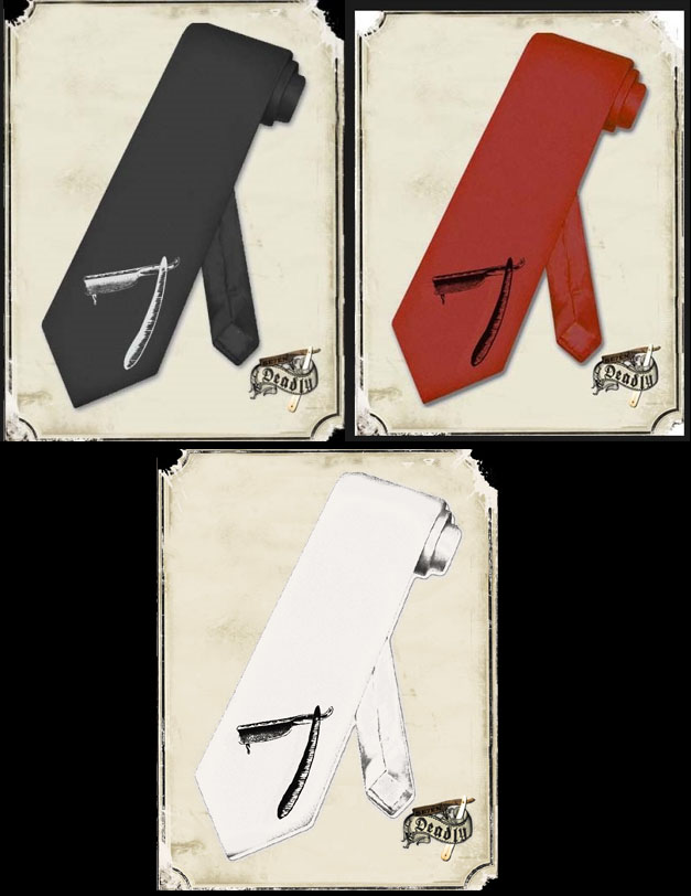 Straight Razor Neck Tie by Se7en Deadly - SALE