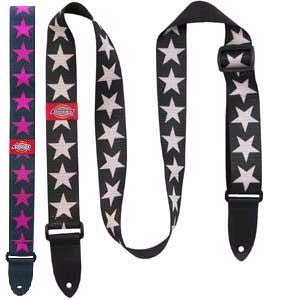 Show product details for Dickies Large Star Guitar Strap (Sale price!)