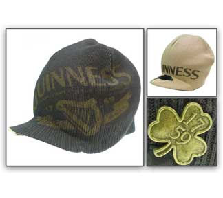 Guinness- Harp Logo Reversal Billed Beanie
