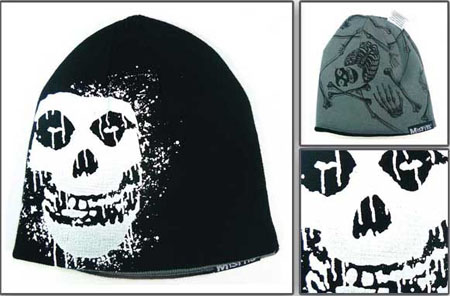 Misfits- Dripping Skull/Bones Reversable Beanie