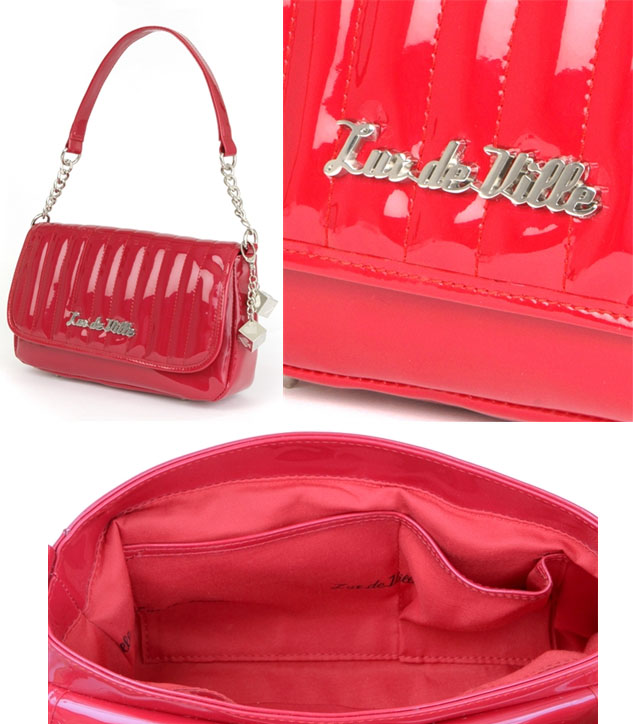 Mini Gambler Tote by Lux De Ville - Red