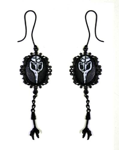 Claw Cameo Earrings by Too Fast Clothing -SALE