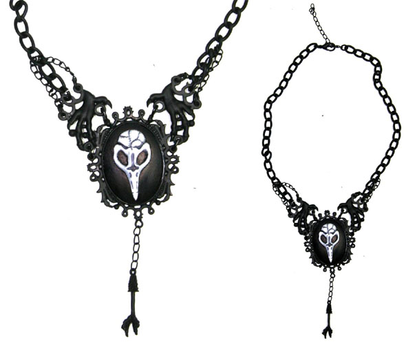Cameo Necklace by Too Fast Clothing- Claw - SALE