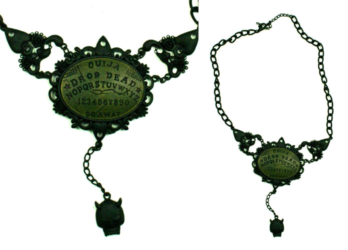 Cameo Necklace by Too Fast Clothing- Ouija - SALE