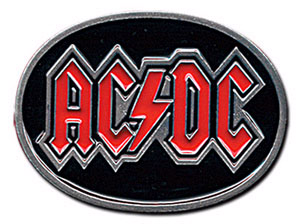 AC/DC- Logo belt buckle (bb136)