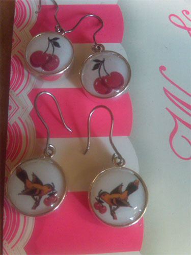 Cherry & Sparrow Earrings by A Mano Trading Co.