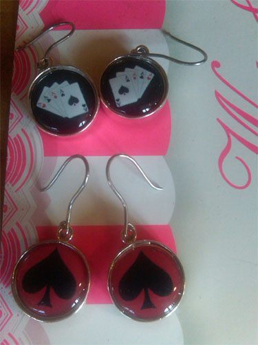 Aces and Spade Earrings by A Mano Trading Co.
