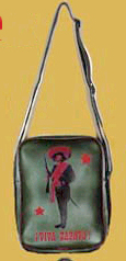 Show product details for Viva Zapata Vinyl Bag by A Mano Trading (10"x13") - SALE